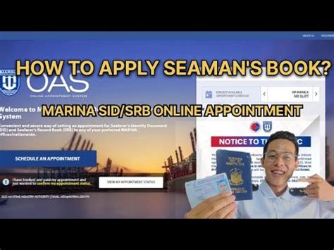 marina srb|seaman book appointment.